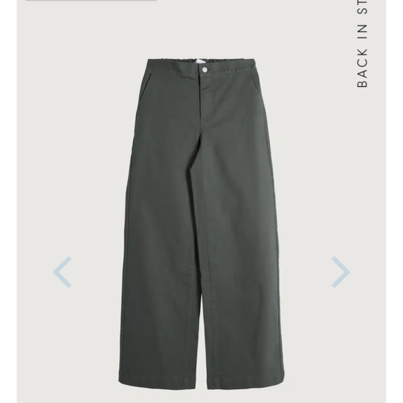 Oak and fort olive green twill pants size small - Picture 2 of 4